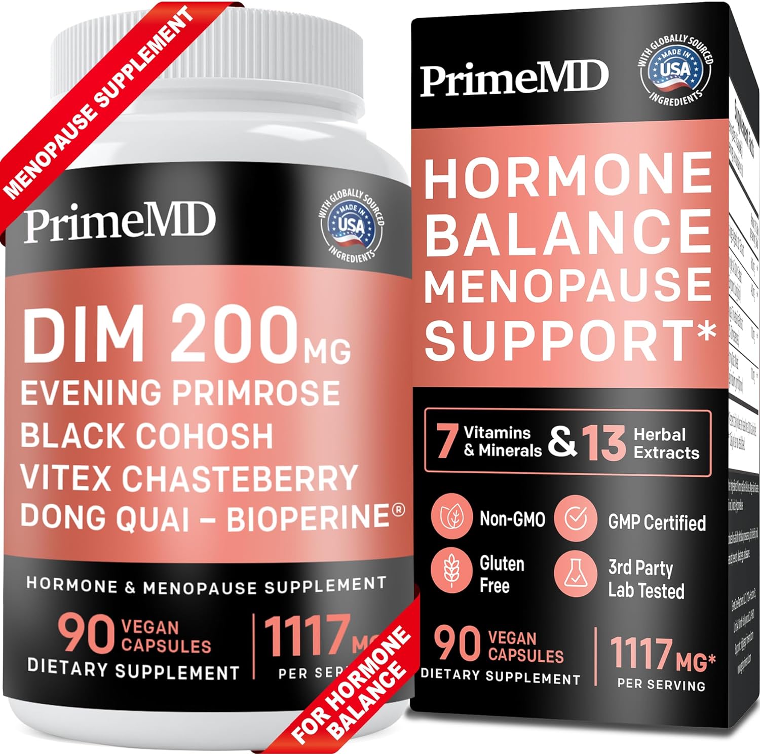 20-In-1 Menopause Supplements For Women - Dim Supplement Women - Estrogen Supplement For Women - Black Cohosh For Menopause Hot Flashes Menopause Relief For Women - Perimenopause Supplements Women