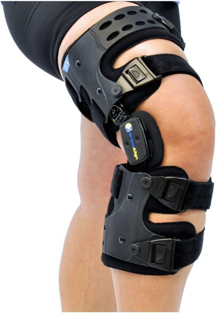Brace Align OA Unloader Knee Brace - Arthritis Pain Relief, Osteoarthritis, Bone on Bone Knee Joint Pain, Medial or Lateral Unloader Knee Brace, Knee Pain Relief for Joint Degeneration L1851 L1843