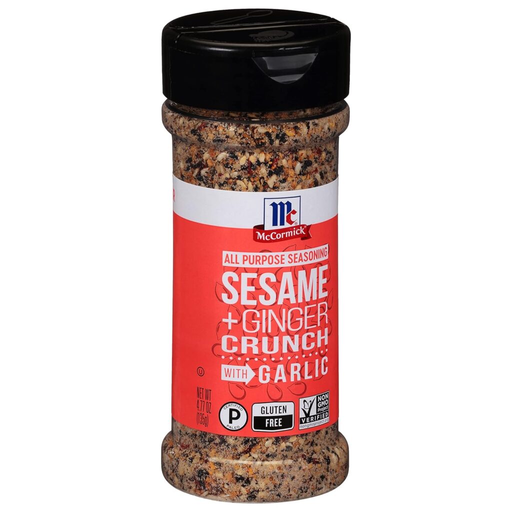 Mccormick Sesame And Ginger Crunch With Garlic All Purpose Seasoning, 4.77 Oz