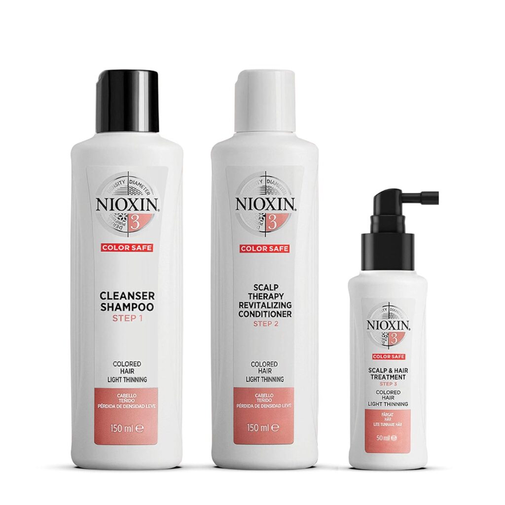 Nioxin System Kits, Hair Strengthening  Thickening Treatments, Treat  Hydrate Sensitive Or Dry Scalp, For All Hair Thinning Types, Trial Size