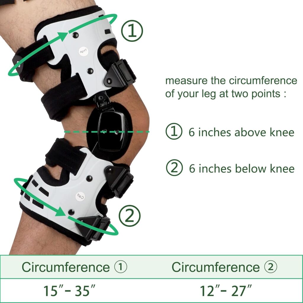 Orthomen Oa Unloader Knee Brace - Support For Arthritis Pain, Osteoarthritis, Cartilage Defect Repair, Avascular Necrosis, Bone On Bone Knee Joint Pain And Degeneration (Medial/Inside - Right)
