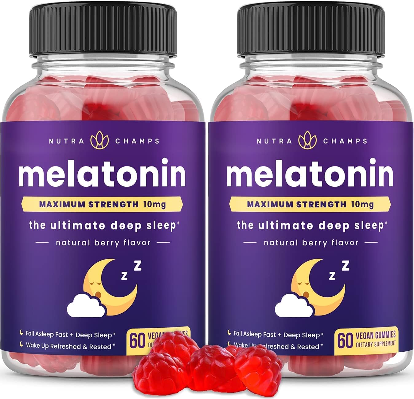 (2-Pack) Melatonin Gummies For Adults Review