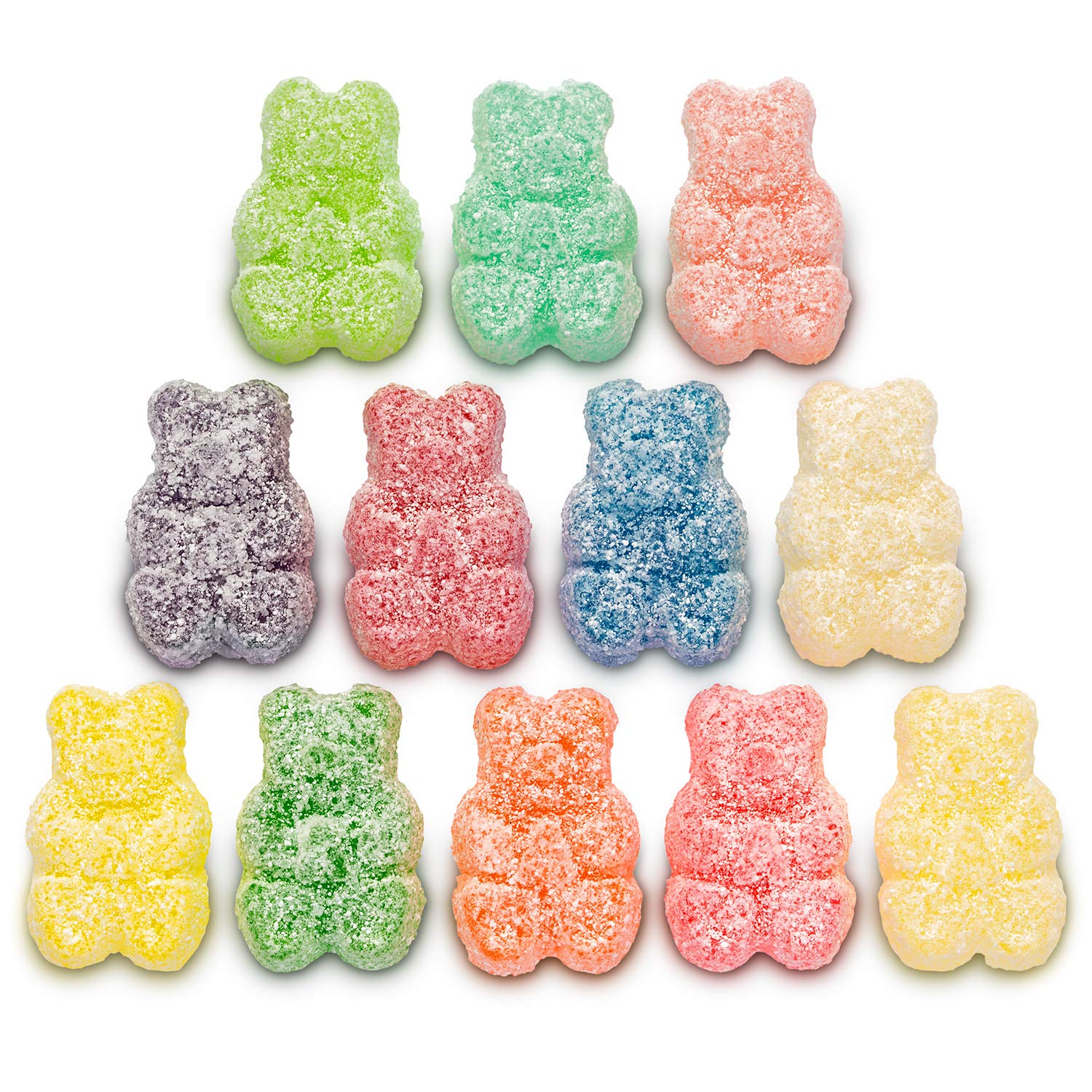Albanese 12 Sour Flavors Gummy Bears 7 Oz.12
