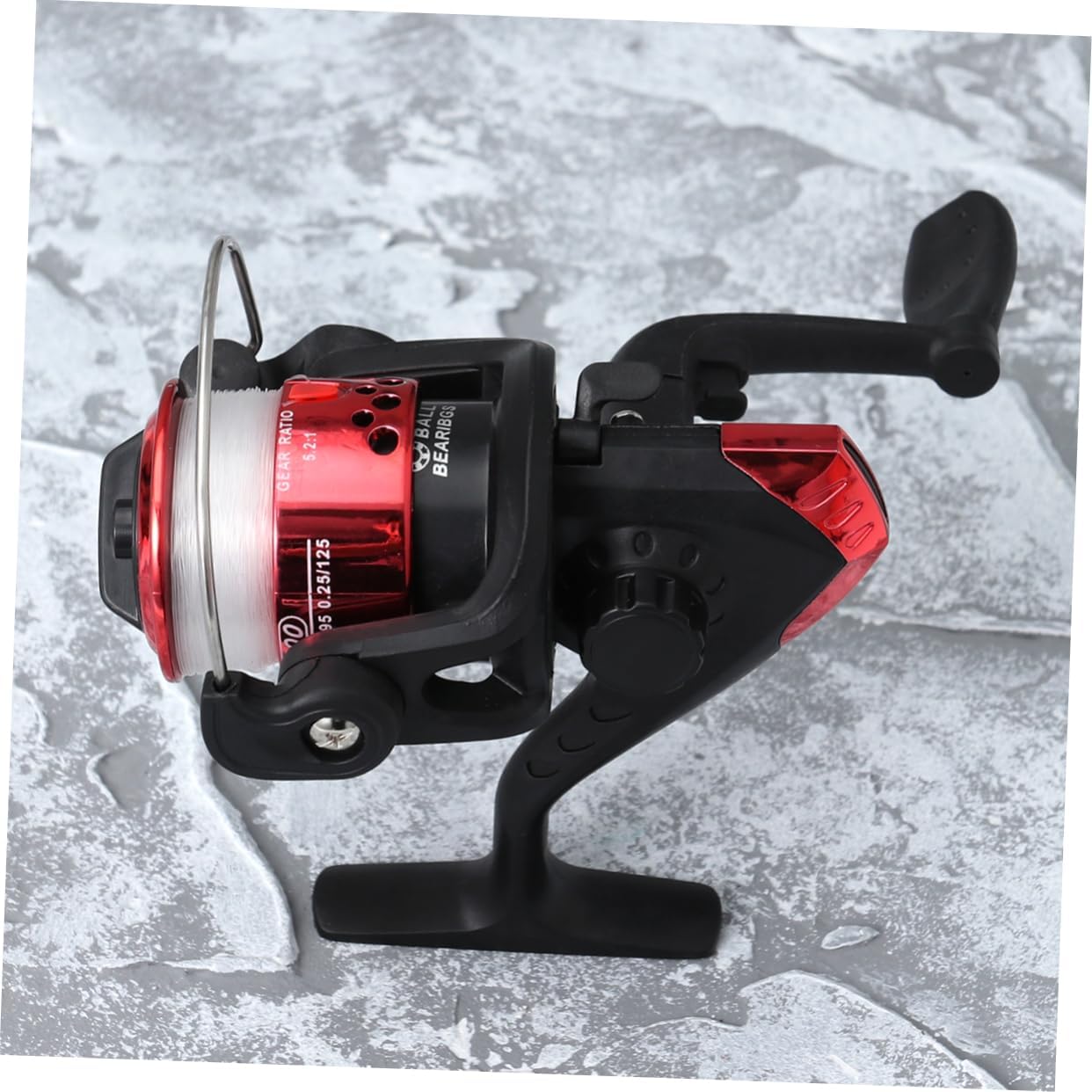 Besportble 3Pcs 200 Baitcaster Reels Baitcasting Reel Line Counter Baitcaster Rod Juice Bottles With Caps Fishing