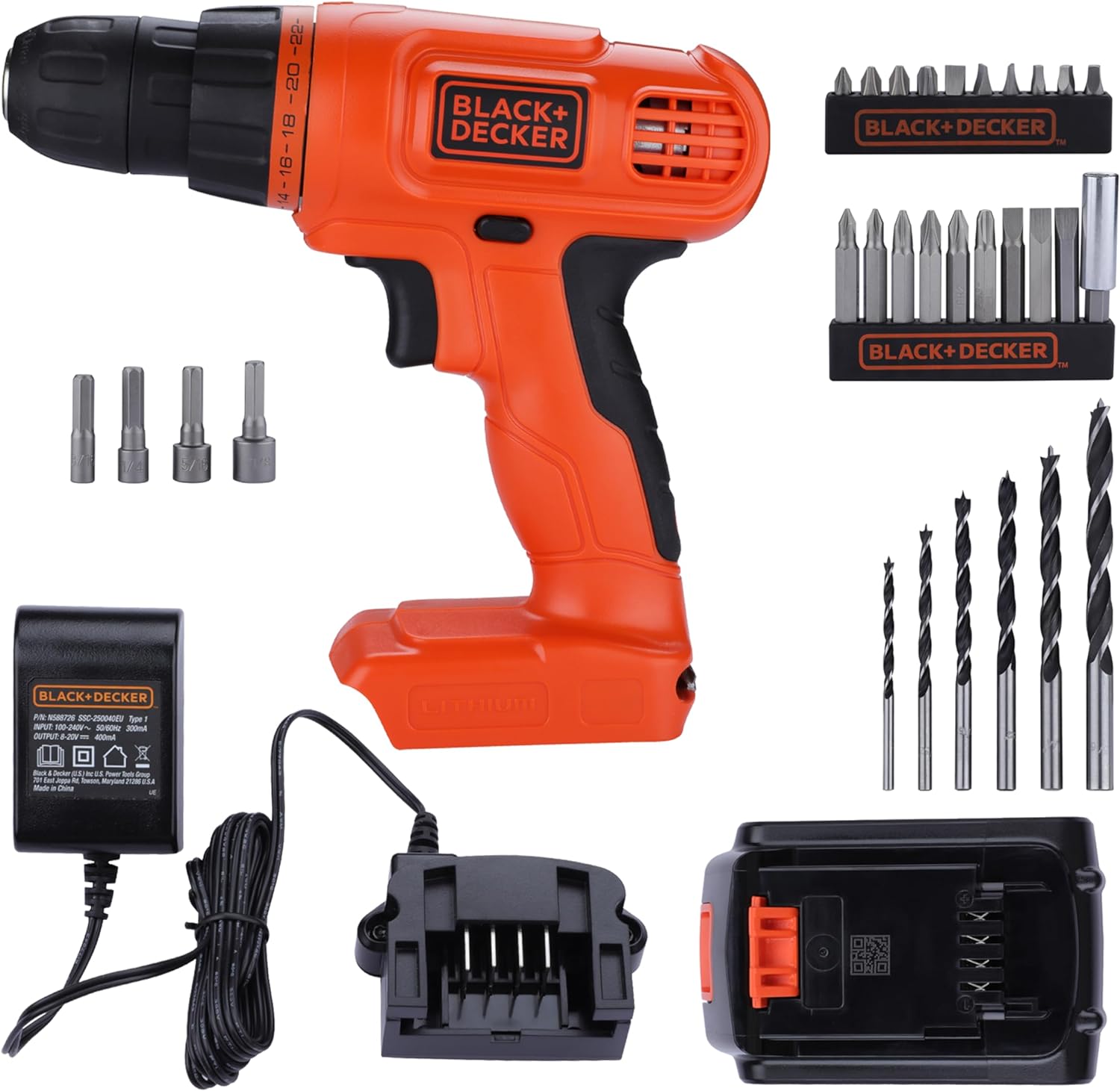 Black+Decker 20V Max* Powereconnect Cordless Drill/Driver + 30 Pc. Kit (Ld120Va)