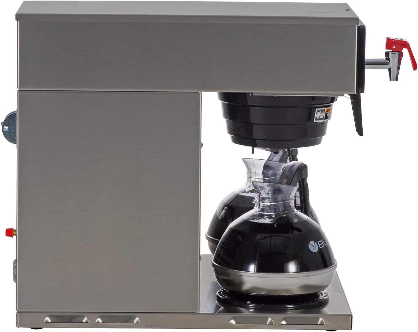 Bunn Axiom 15-3, Automatic Commercial 12-Cup Coffee Maker, 3 Lower Warmers, 38700.0002,Gray