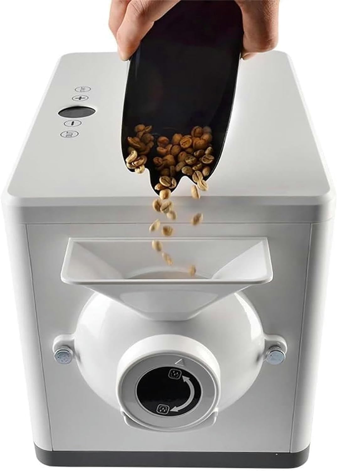 Cnaohghn Commercial Coffee Roasting Machine, 1500G Automatic Coffee Bean Roaster,Stainless Steel Liner,Timing (30S-90Min) + Temperature Control (100℃-250℃),1600W,360°Even Heating