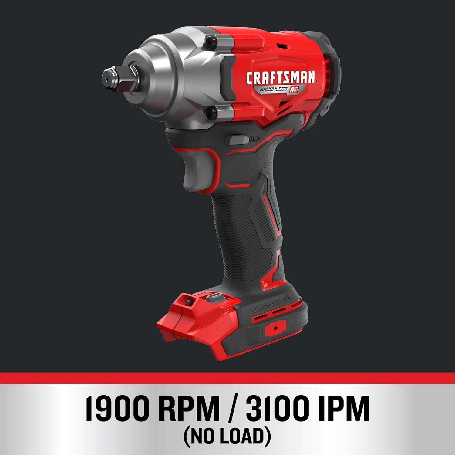 Craftsman V20 Cordless Impact Driver, 1/2 Inch, Bare Tool Only (Cmcf921B)