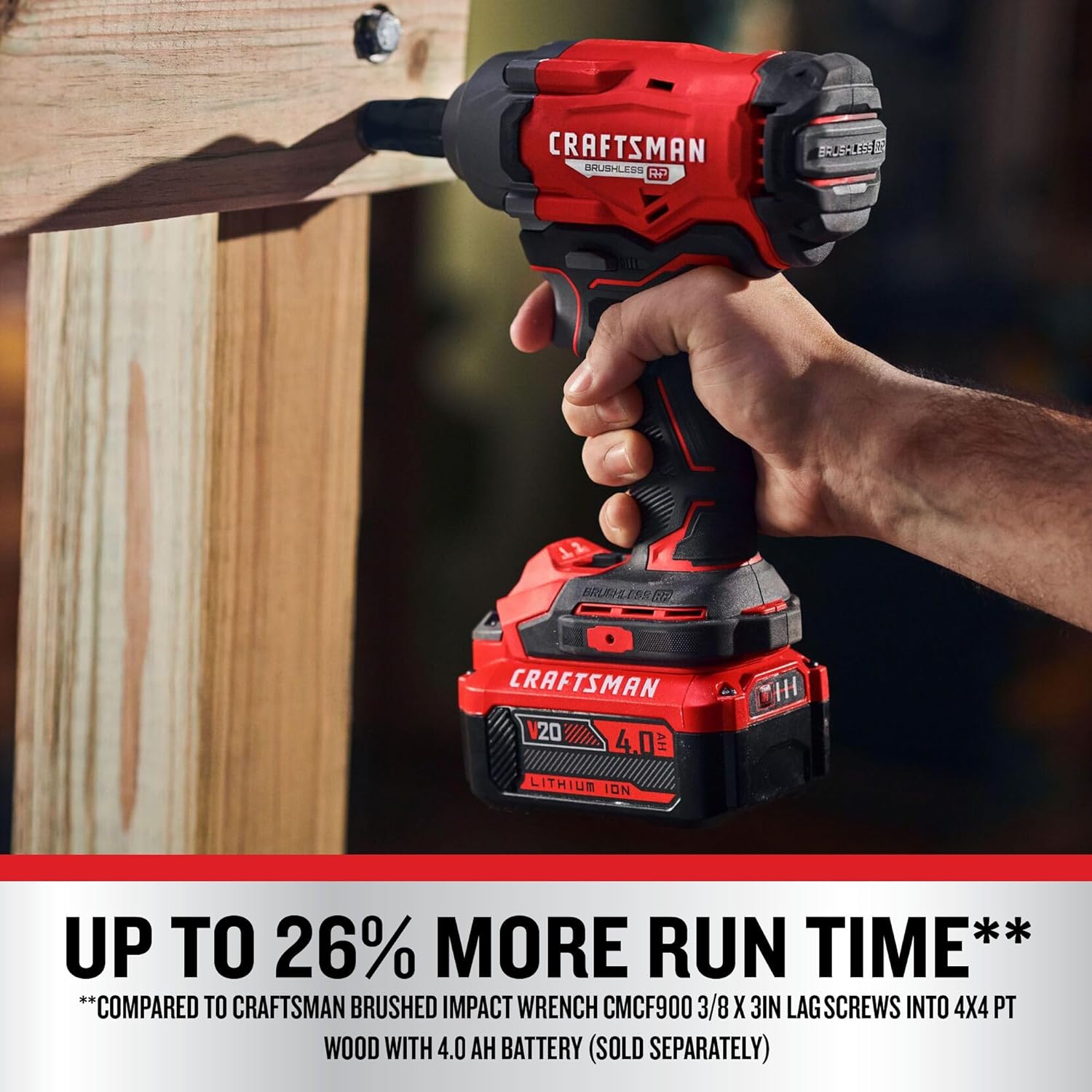 Craftsman V20 Cordless Impact Driver, 1/2 Inch, Bare Tool Only (Cmcf921B)