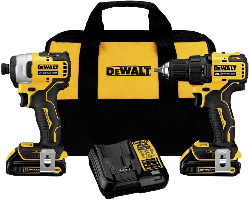 Dewalt Atomic 20V Max* Cordless Drill Combo Kit Compact (Dck278C2) Review