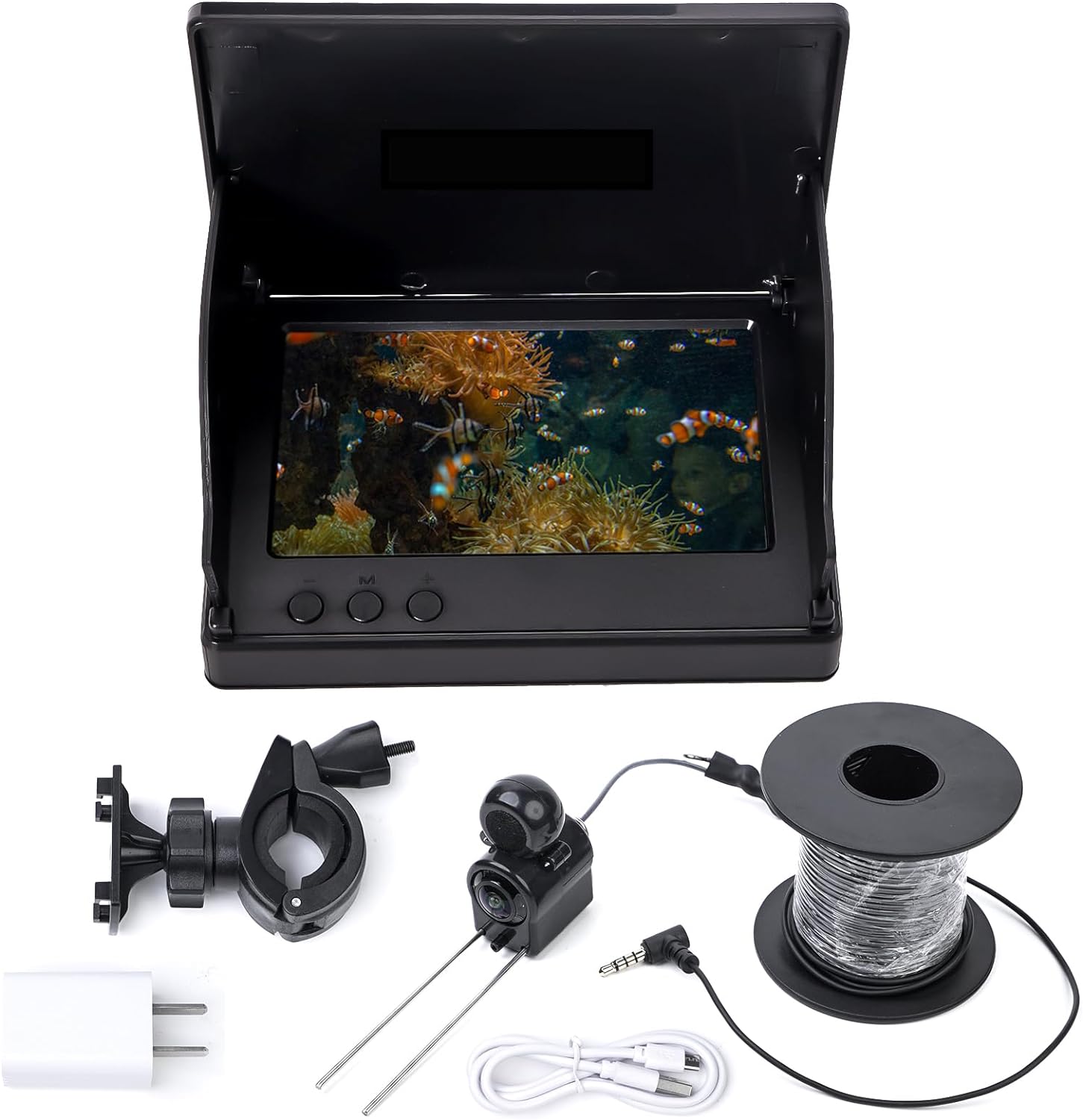 EIOUp Underwater Camera Viewing System – Advanced Under Water Fish Camera with HD Large Display – Underwater Fishing Camera with Infrared Night Vision – Kayak Fishing – Ice Fishing Gear – Easy to use
