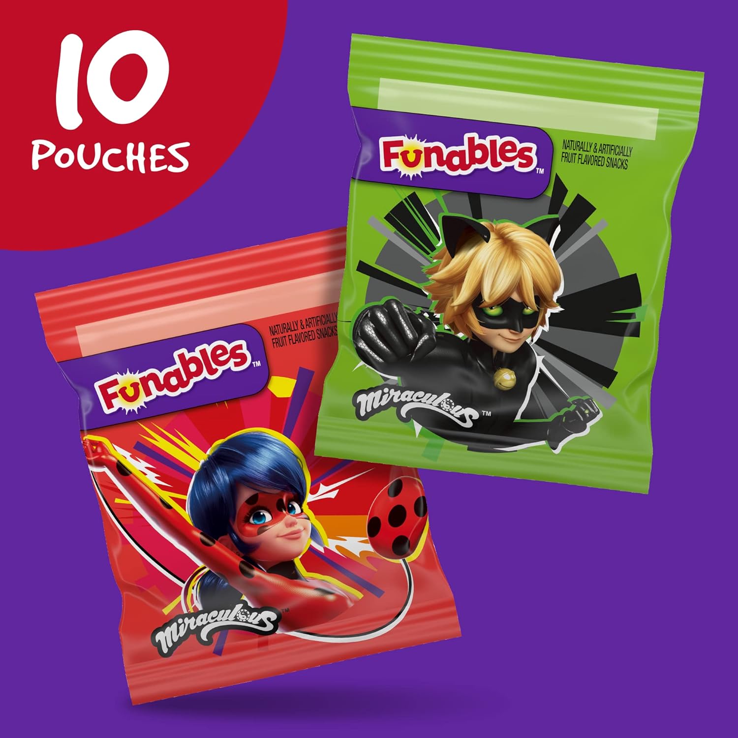 Funables Fruity Snacks, Mixed Berry Fruit Flavored Snacks, Pack Of 40 0.8 Ounce Pouches