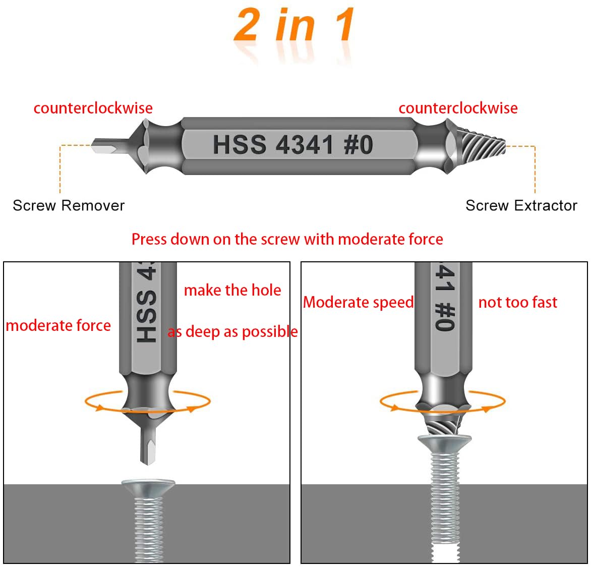 Gifts For Men, Damaged Screw Extractor Set -Valentines Day Gifts For Him Her Boyfriend Husband, Remover For Stripped Screws Nuts  Bolts Drill Bit Tools For Easy Removal Of Rusty Broken Hardware Gift
