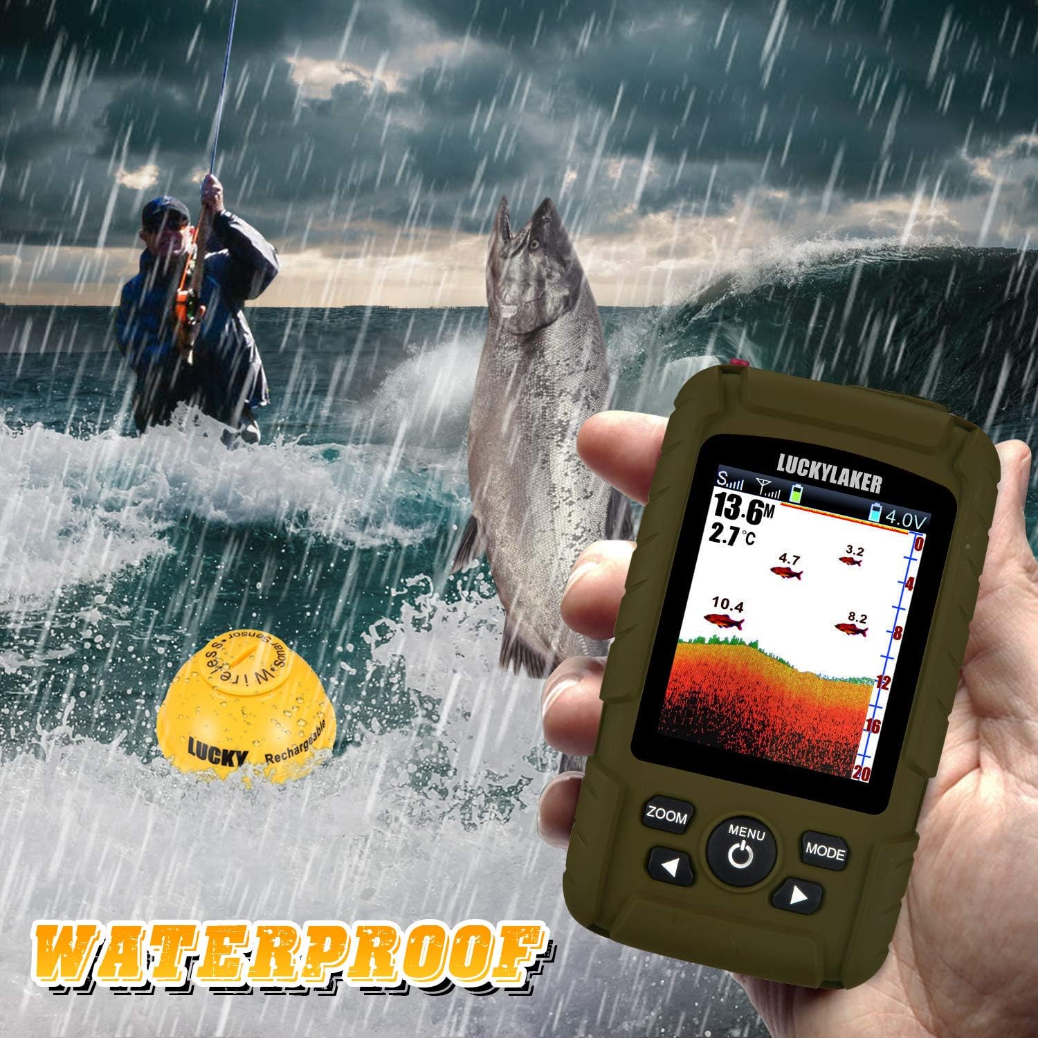 Lucky Portable Sonar Fish Finder Review