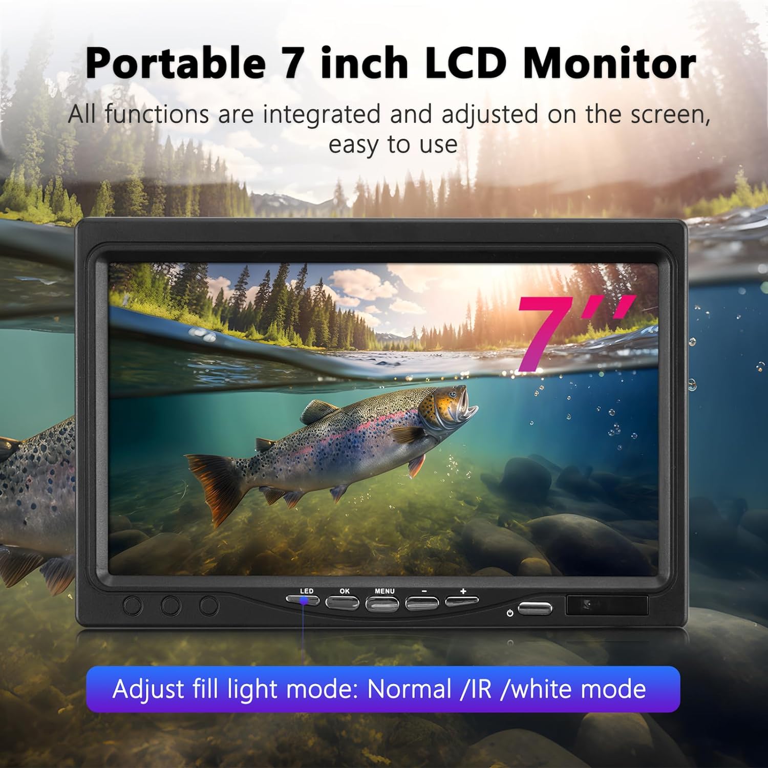 Portable Video Fish Finder Camera Review