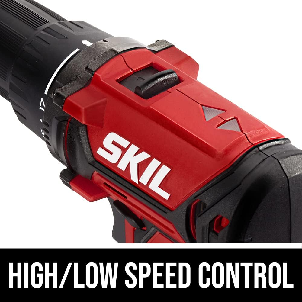 Skil Rechargeable 4V Cordless Screwdriver With Circuit Sensor Technology Includes 45Pcs Bit Set, Usb Charging Cable, Carrying Case - Sd561204