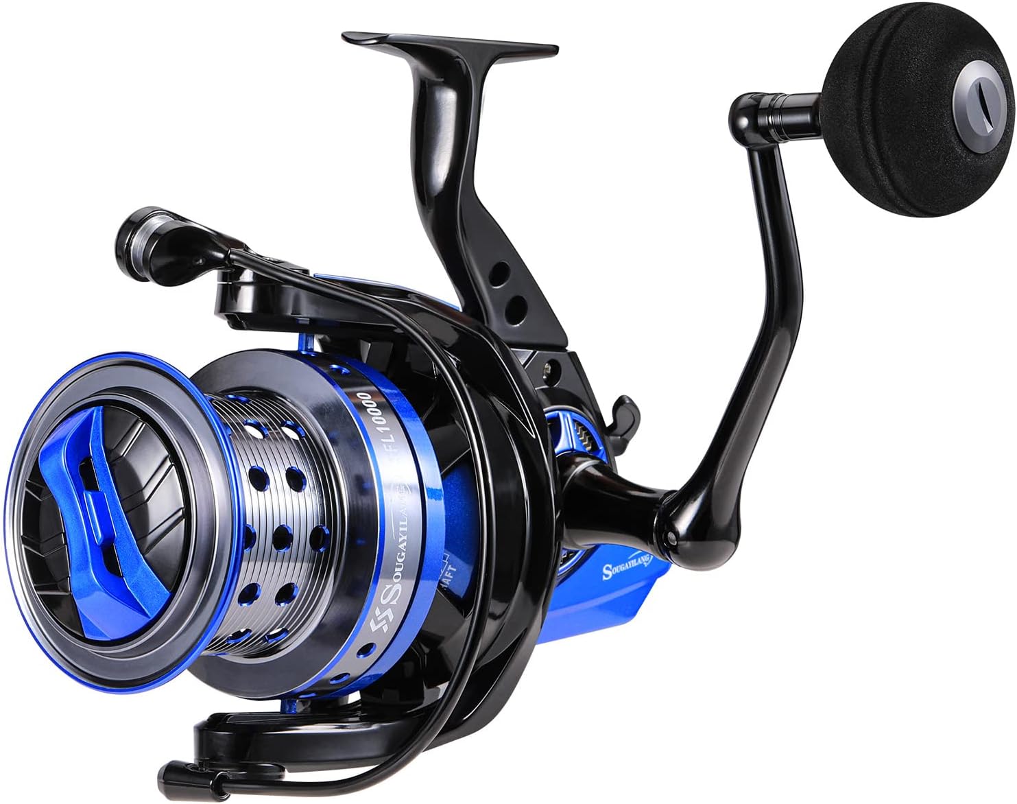 Sougayilang Spinning Reels 10000 Series Surf Fishing Reels, Ultra Smooth Powerful With Cnc Aluminum Spool, Inshore  Offshore Saltwater Fishing
