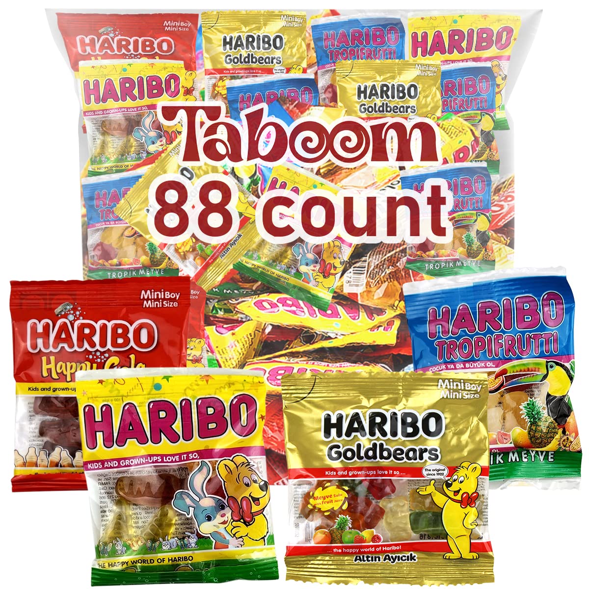 Turkish Haribo Gummy Candy Bulk Sets (100 Pack)