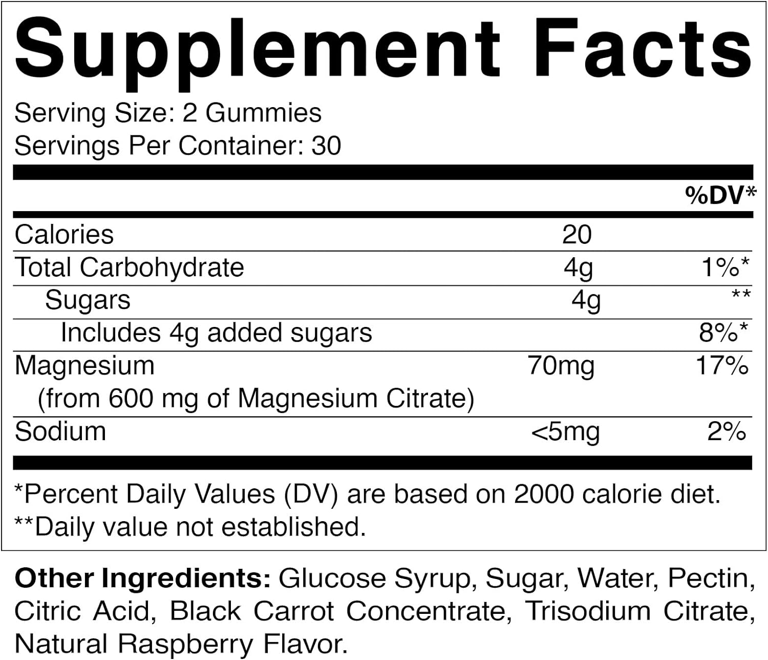 Vitamatic Magnesium Citrate Gummies 600Mg Per Serving - 60 Vegan Gummies - Promotes Healthy Relaxation, Muscle, Bone,  Energy Support (60 Gummies (Pack Of 1))