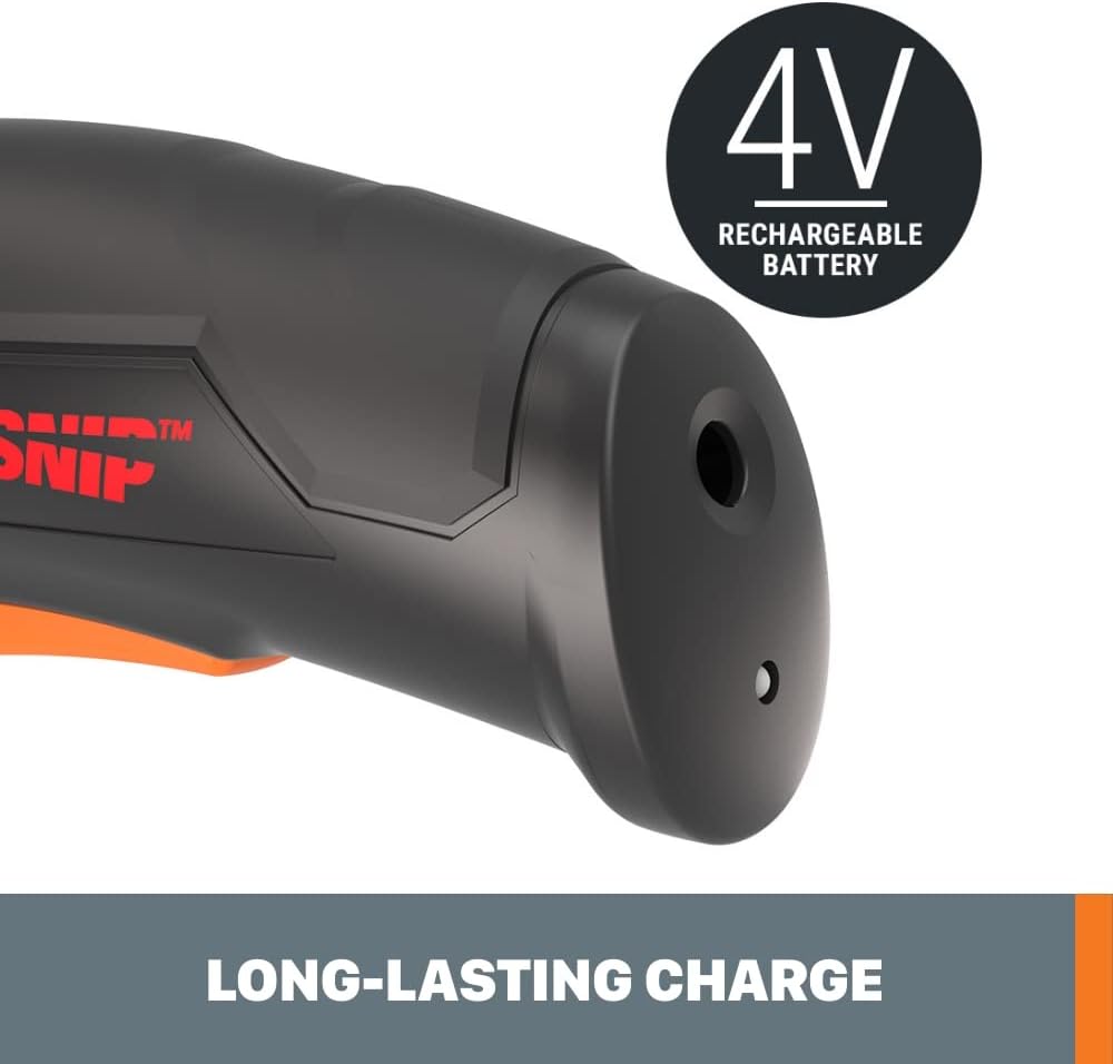 Worx Wx082L 4V Zipsnip Cordless Electric Scissors, Fabric Scissors, Rotary Cutter