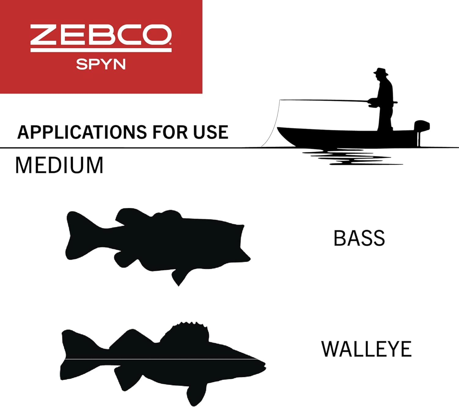 Zebco Spyn Spinning Reel And 2-Piece Fishing Rod Combo, Durable Fiberglass Rod, Split-Grip Cork Rod Handle, Instant Anti-Reverse Fishing Reel